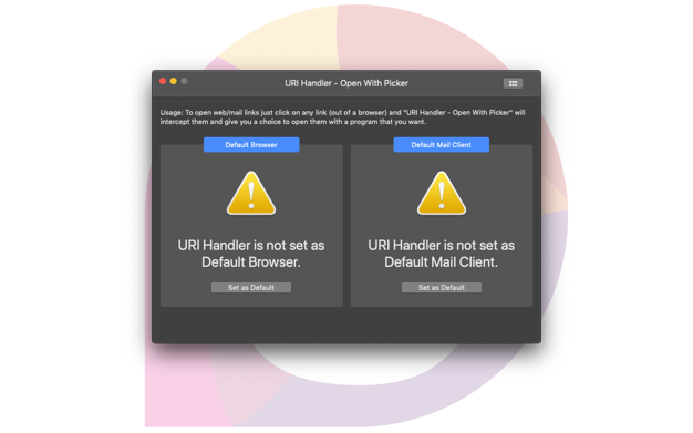 URI Handler - Open With Picker 1.8 for Mac|Mac版下载 | 选择打开特定链接的浏览器