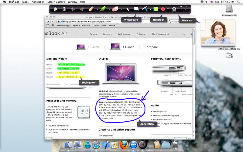 Ink2Go 1.9.1 for Mac|Mac版下载 | 屏幕录制及注释软件