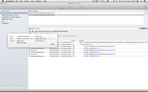 VisualGrep 1.2.8 for Mac|Mac版下载 | 文件搜索工具