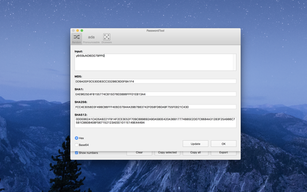 PasswordTool 1.1.3 for Mac|Mac版下载 | 快速生成随机密码