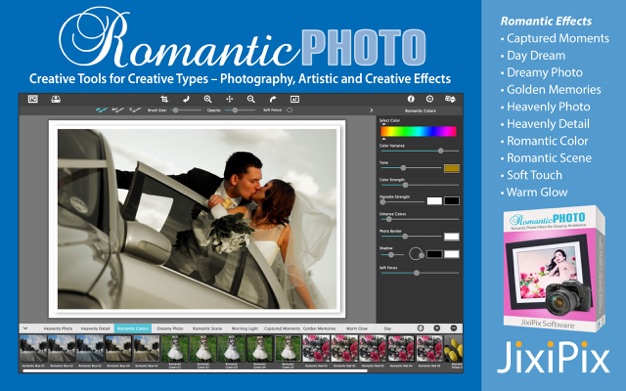 Romantic Photo 2.3.5 for Mac|Mac版下载 | 为照片添加浪漫效果
