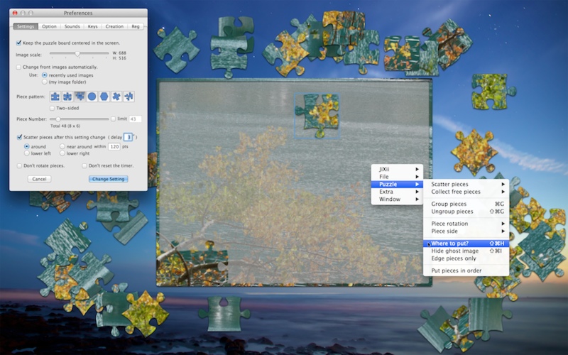 JiXii 3.7 for Mac|Mac版下载 | 将照片制作成拼图游戏