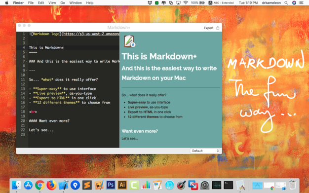 Markdown+ 2.1 for Mac|Mac版下载 | Markdown编辑器