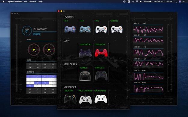 Joystick Monitor 1.3 for Mac|Mac版下载 | 游戏手柄辅助管理工具