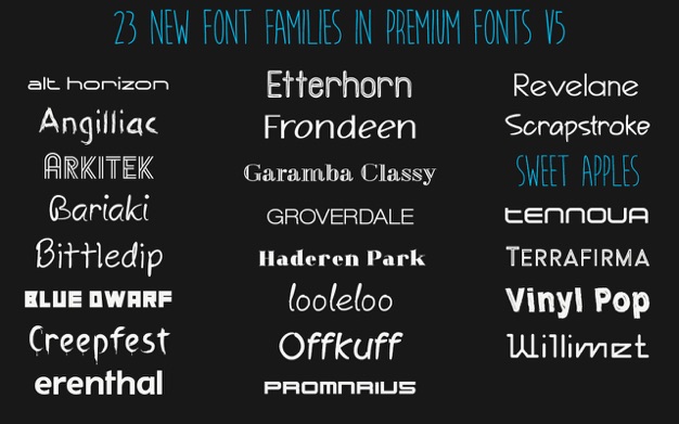 Premium Fonts 7.0 for Mac|Mac版下载 | 字体合集