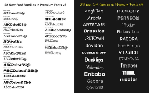 Premium Fonts 7.0 for Mac|Mac版下载 | 字体合集