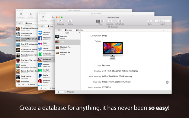 iDatabase 6.6 for Mac|Mac版下载 | 个人收藏数据库