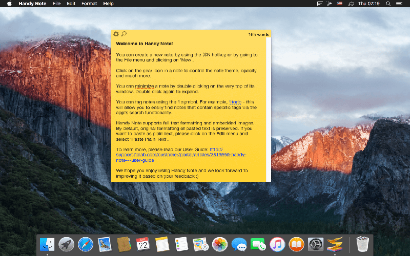 Handy Note 1.1.1 for Mac|Mac版下载 | 桌面便签