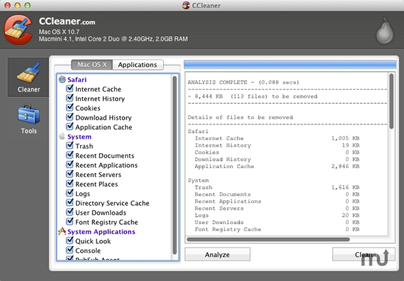 CCleaner 1.18.30 for Mac|Mac版下载 | 系统清理及优化工具
