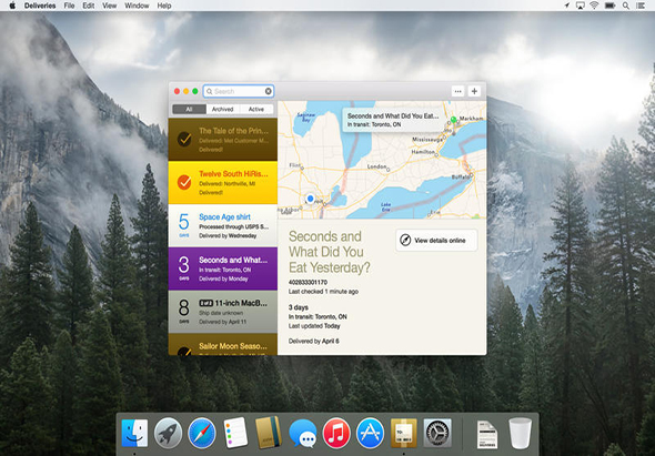 Deliveries 3.2.4 for Mac|Mac版下载 | 快递追踪