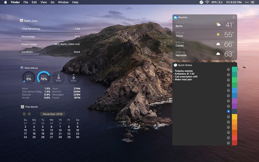 Todeska 1.4.1 for Mac|Mac版下载 | 将今日扩展转换成桌面小部件