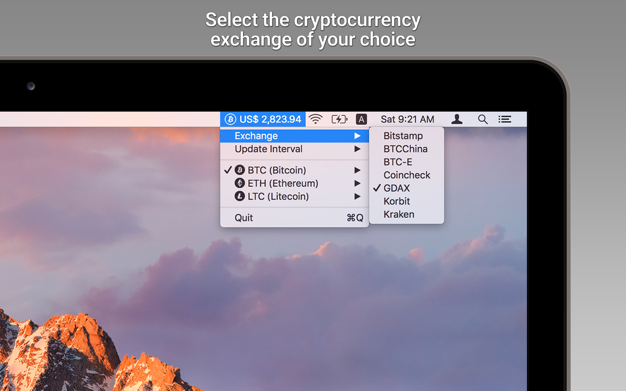 CoinTicker 3.2 for Mac|Mac版下载 | 数字货币价格监控