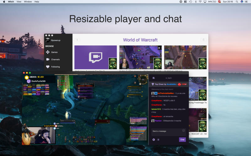 Mitch for Twitch 1.8.1 for Mac|Mac版下载 | Twitch客户端工具