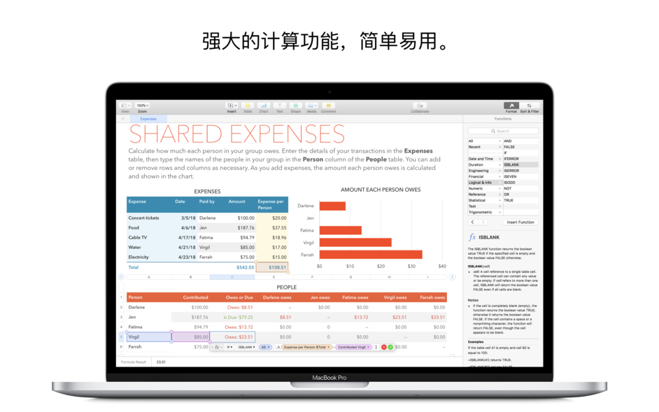 Numbers 10.1 for Mac|Mac版下载 | 电子表格应用