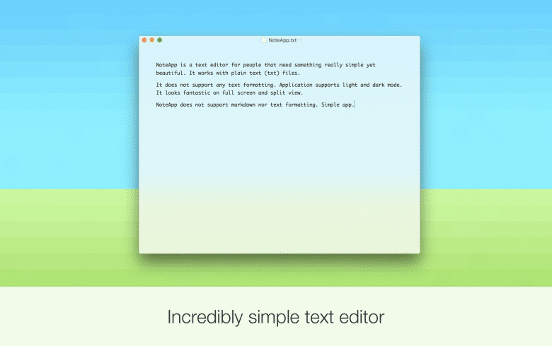 NoteApp 1.0.1 for Mac|Mac版下载 | 纯文本编辑器