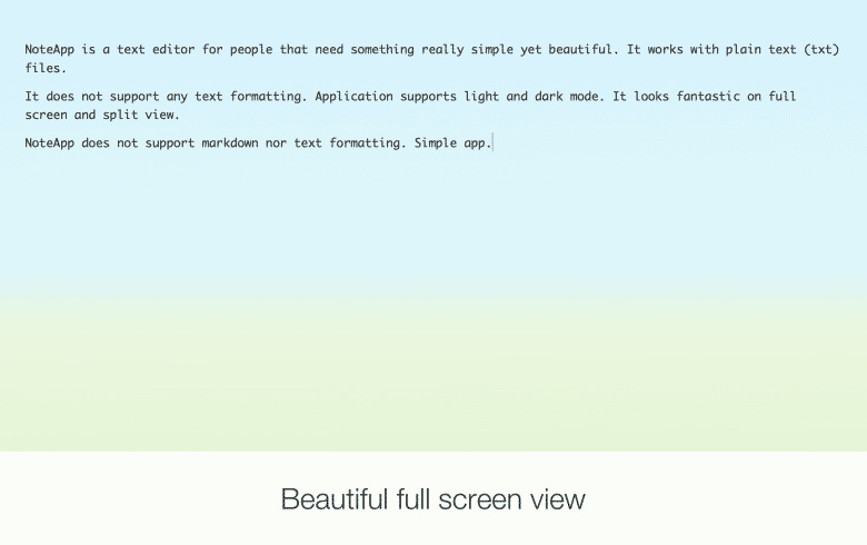 NoteApp 1.0.1 for Mac|Mac版下载 | 纯文本编辑器
