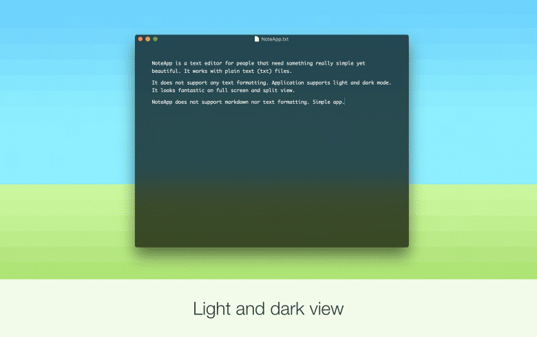 NoteApp 1.0.1 for Mac|Mac版下载 | 纯文本编辑器