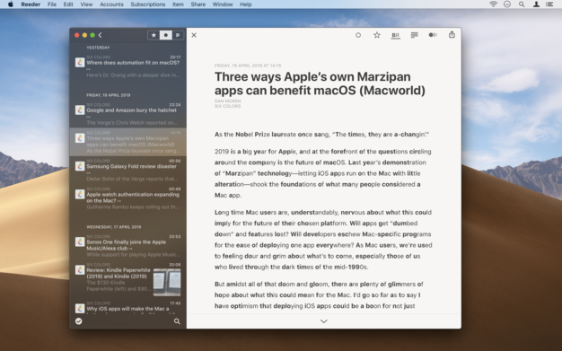 Reeder 4 4.2.5 for Mac|Mac版下载 | 新闻订阅软件