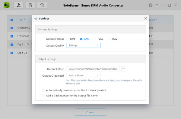 NoteBurner iTunes DRM Audio Converter 2.5.4 for Mac|Mac版下载 | 去DRM音频格式转换工具