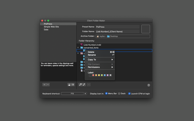 Client Folder Maker 5.0 for Mac|Mac版下载 | 文件管理工具