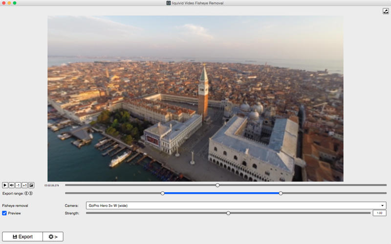 liquivid Video Fisheye Removal 1.4.1 for Mac|Mac版下载 | 消除照片中的鱼眼失真