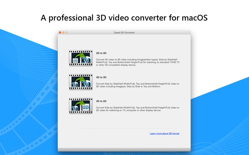 Tipard 3D Converter 6.2.22 for Mac|Mac版下载 | 2D/3D视频转换工具