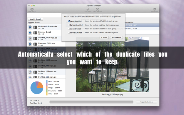 Duplicate Sweeper 1.06 for Mac|Mac版下载 | 重复文件查找工具