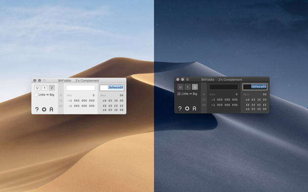 Bit Fiddle 1.4 for Mac|Mac版下载 | 二进制、十六进制转换工具