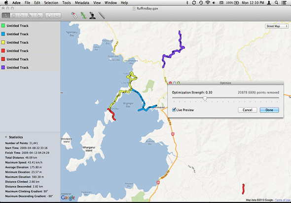 Adze 1.4.12 for Mac|Mac版下载 | GPS导航地图编辑器