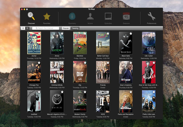 TV Pilot 2.2.0 for Mac|Mac版下载 | 电视剧搜索查询工具