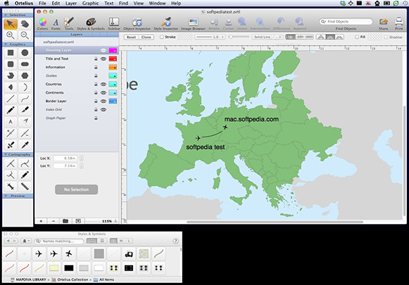 Ortelius 2.2.3 for Mac|Mac版下载 | 地图设计软件
