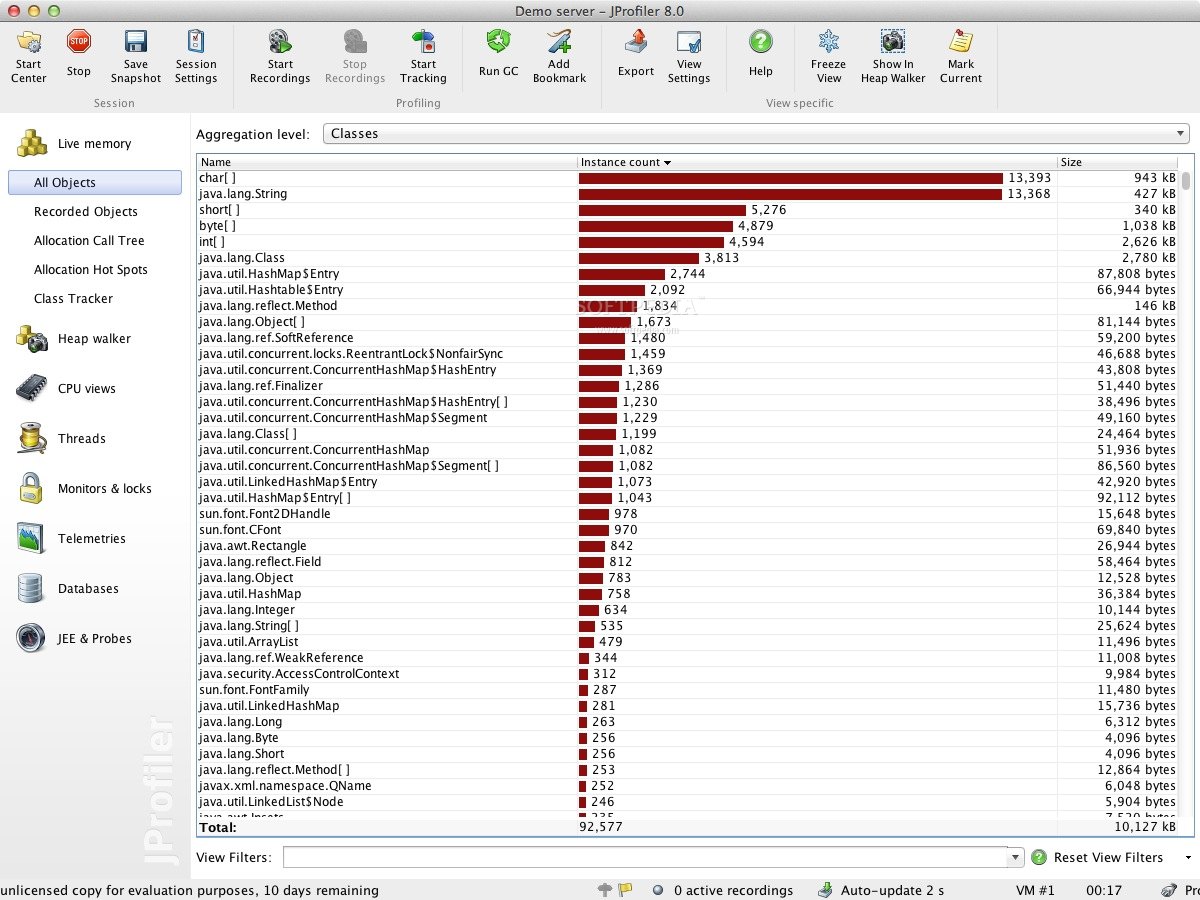 JProfiler 11.1 for Mac|Mac版下载 | Java分析工具