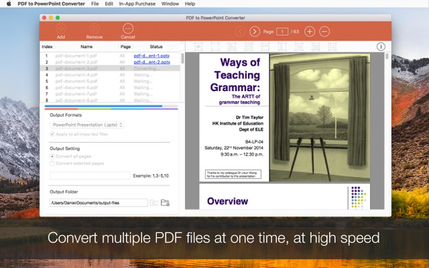 PDF to PowerPoint Converter 6.2.1 for Mac|Mac版下载 | PDF格式转换工具