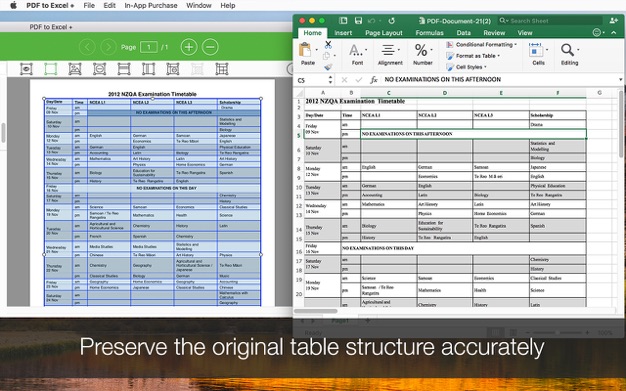 PDF to Excel Converter 6.2.1 for Mac|Mac版下载 | PDF格式转换工具