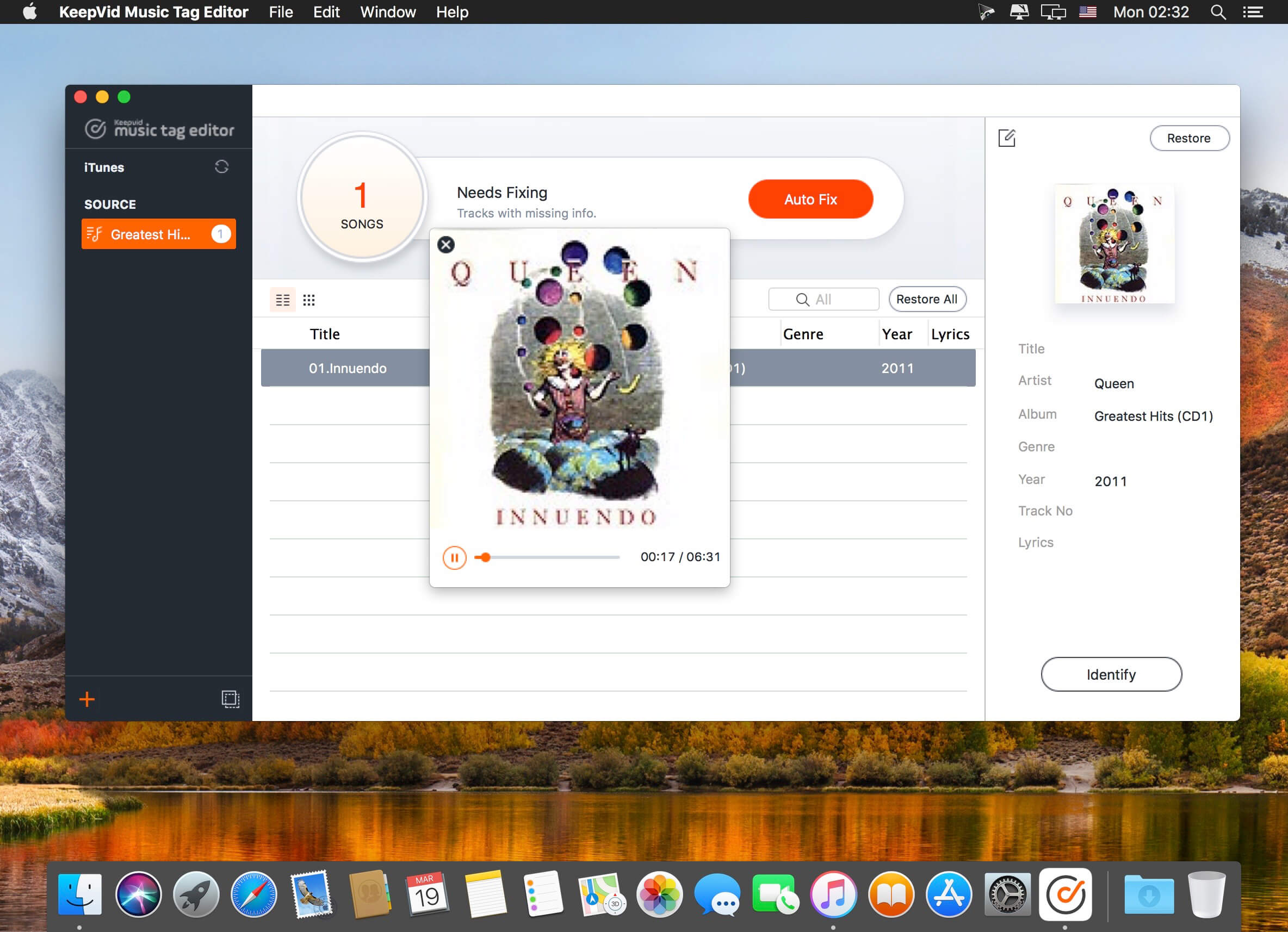 KeepVid Music Tag Editor 3.0.0 for Mac|Mac版下载 | 音乐标签编辑器