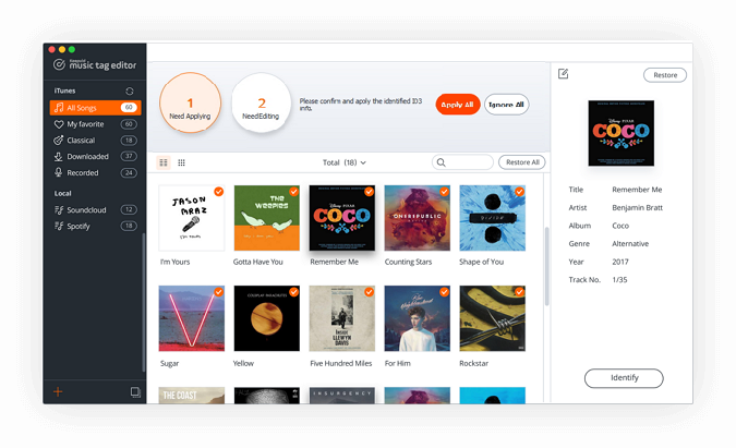 KeepVid Music Tag Editor 3.0.0 for Mac|Mac版下载 | 音乐标签编辑器