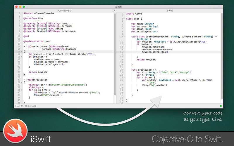 iSwift 4.2 for Mac|Mac版下载 | 将Objective-C转换成Swift代码