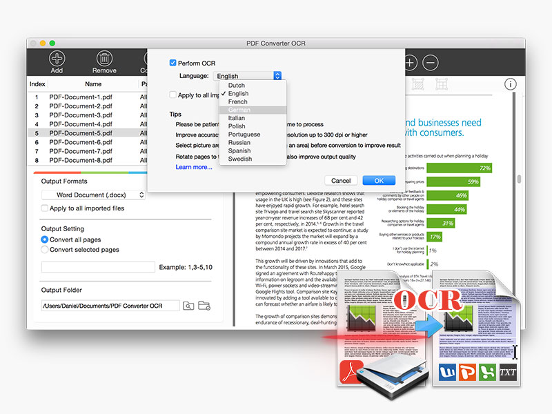 PDF Converter OCR 6.2.1 for Mac|Mac版下载 | PDF格式转换及OCR文字识别