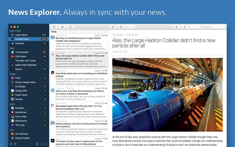 News Explorer 1.9.7 for Mac|Mac版下载 | 新闻阅读器