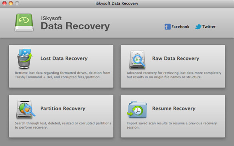 iSkysoft Data Recovery 5.1.1.1 for Mac|Mac版下载 | 数据恢复软件
