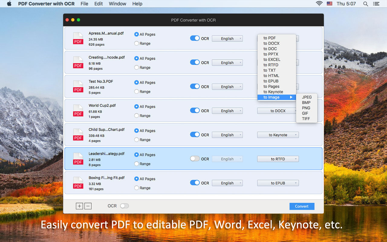 Enolsoft PDF Converter with OCR 6.8.0 for Mac|Mac版下载 | PDF格式转换及OCR识别