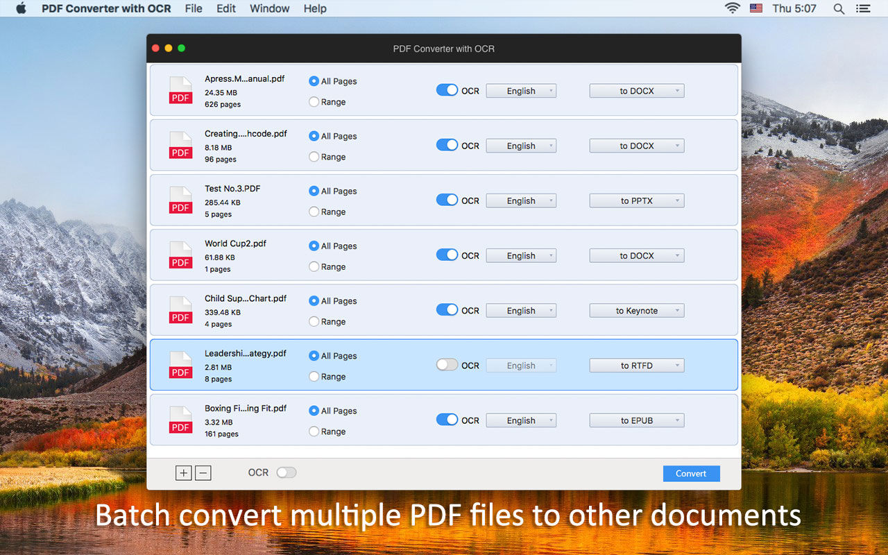 Enolsoft PDF Converter with OCR 6.8.0 for Mac|Mac版下载 | PDF格式转换及OCR识别