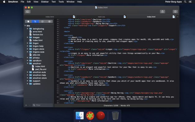 Smultron 11 - Text editor 11.2.7 for Mac|Mac版下载 | 文本编辑器