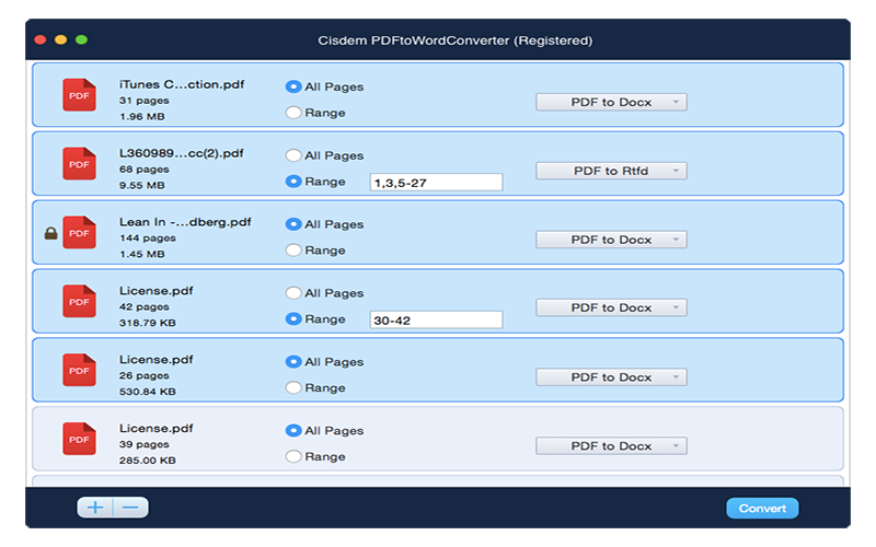 Cisdem PDF to Word Converter 7.0.0 for Mac|Mac版下载 | PDF文件格式转换工具