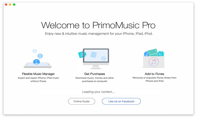 PrimoMusic 1.7.0 for Mac|Mac版下载 | IOS音乐媒体管理工具