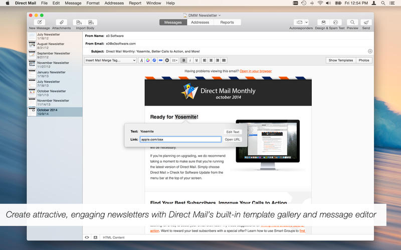 Direct Mail 5.7.0 for Mac|Mac版下载 | 群发广告邮件