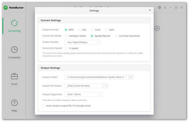 NoteBurner Spotify Music Converter 1.1.3 for Mac|Mac版下载 | Spotify音乐转换器