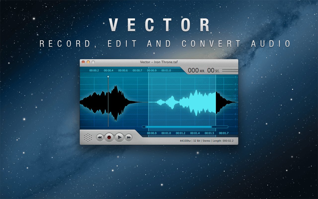 VECTOR 3 3.5 for Mac|Mac版下载 | 多功能音频编辑软件