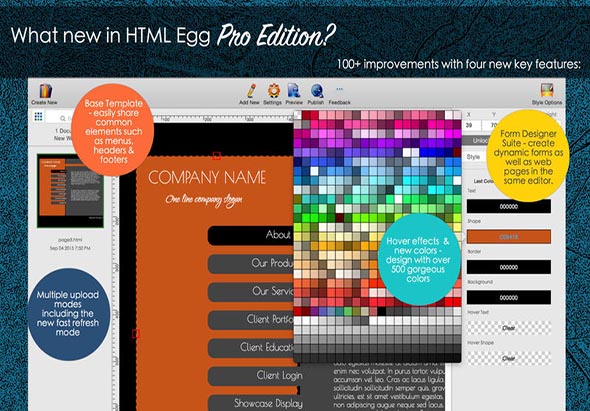 HTML Egg Pro 7.80.9.1 for Mac|Mac版下载 | 网页制作软件