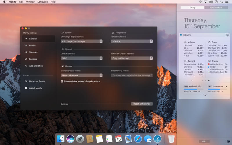 Monity 1.4.1 for Mac|Mac版下载 | 系统监控应用